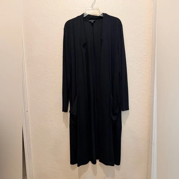 Banana Republic Black Long Cardigan Sweater Women's - Picture 2 of 5